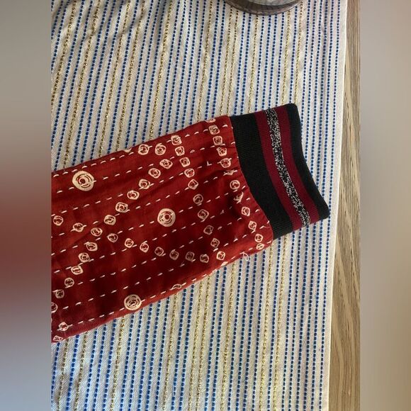 Rapsodia Womens Malit Jacket Women Embellished Boho Tribal Cotton Sz Large - Picture 7 of 13